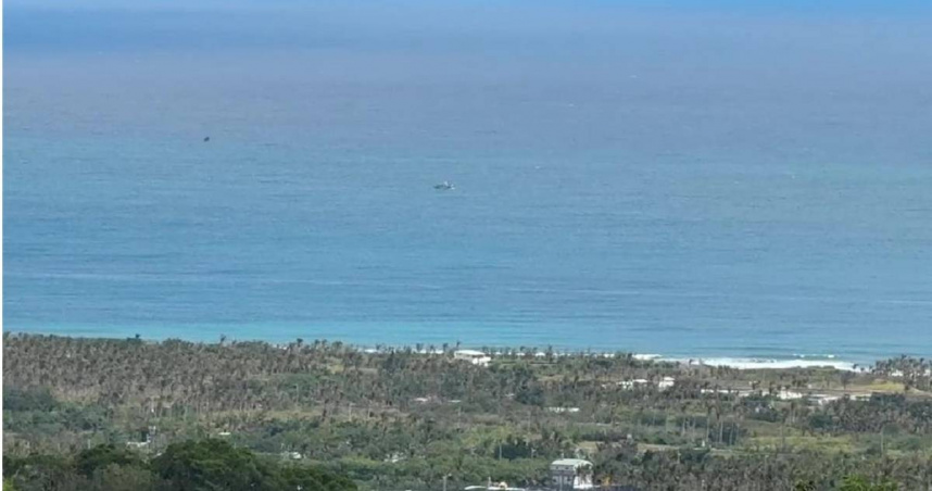 空軍台東志航基地勇鷹高教機昨日墜海，迄今仍未尋獲油漬及機骸。（圖／翻攝照片）