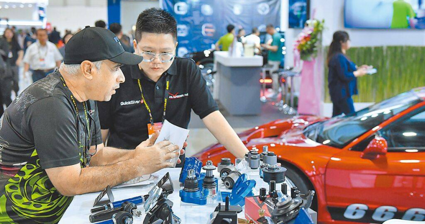 對等關稅實施前出現急單。圖為2025台北國際汽機車零配件展暨台北國際車用電子展。（圖／報系資料照）