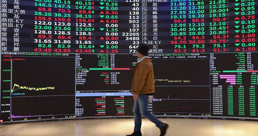 台股22日開盤走跌。（圖／報系資料照）
