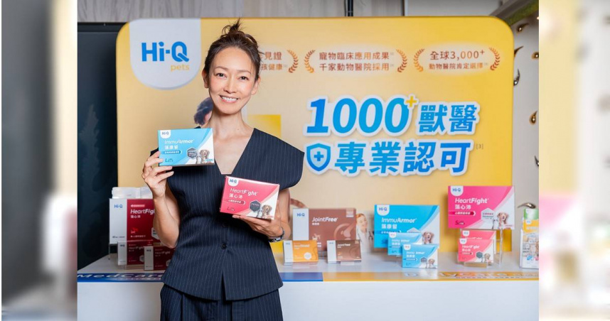 潘慧如不捨人人犬舍狗狗慘況，響應米可白發起的活動，一起救援狗狗。（圖／HI-Q PETS）