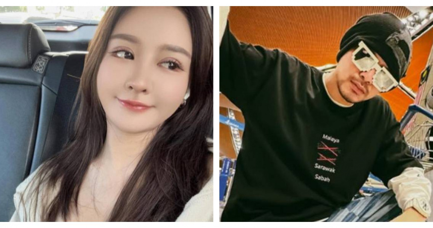 黃明志捲謝侑芯命案，網路流出招魂法會影片，法師擲筊詢問謝侑芯是否到場，經紀人緊急發文澄清。（圖／翻攝自謝侑芯、黃明志IG）