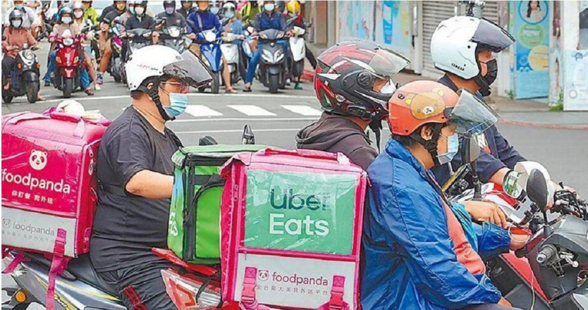 勞動部外送保底機制出爐，每筆訂單恐至少給付45元。（圖／報系資料照）