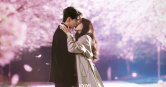 陳星旭、盧昱曉最愛劇中的落櫻吻。（圖／iQIYI愛奇藝國際站）