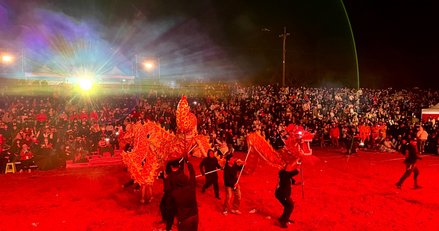 「2026苗栗火旁龍系列活動」將於5日在西山聖帝廟落幕。（圖／翻攝自苗栗市公所媒體群組）