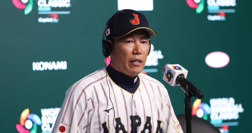 日本總教練井端弘和。（圖／達志／美聯社）
