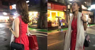 羅巧倫 被偷拍不怒反秀親民