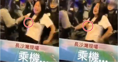 少女反送中遭警輪暴懷孕還墮胎 港警襲胸影片曝光