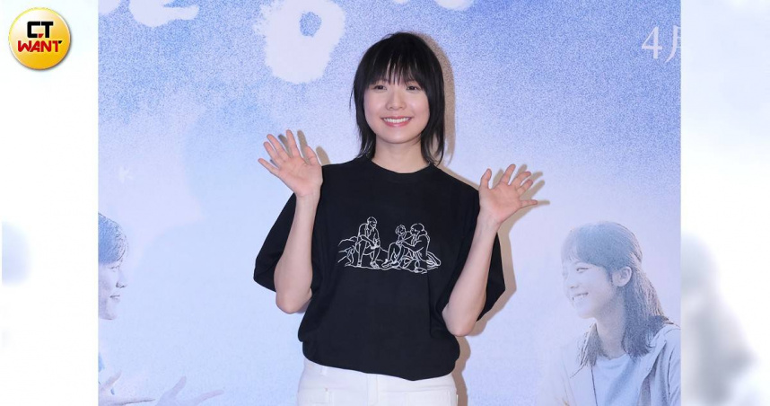 鍾雪瑩開心《看我今天怎麼說》能在台上映。（圖／楊澍攝）