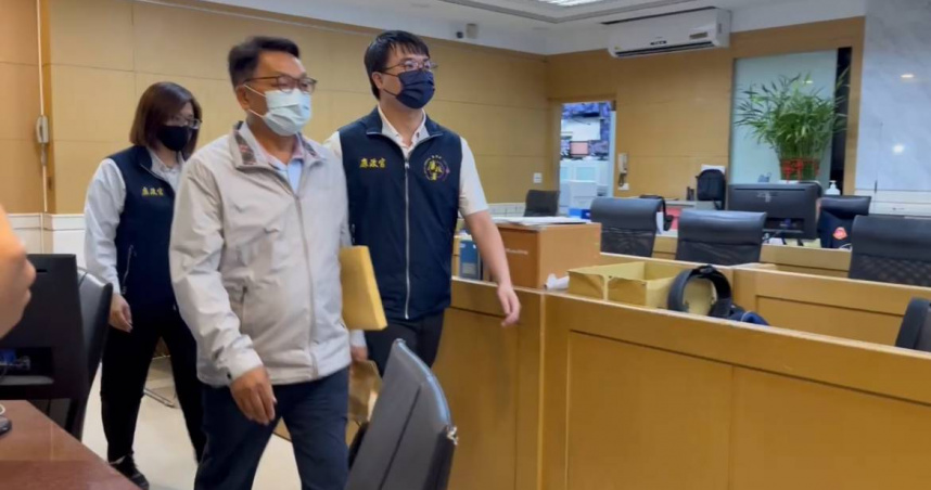 前綠委陳歐珀遭北檢聲押禁見。（圖／高瑀彤攝）