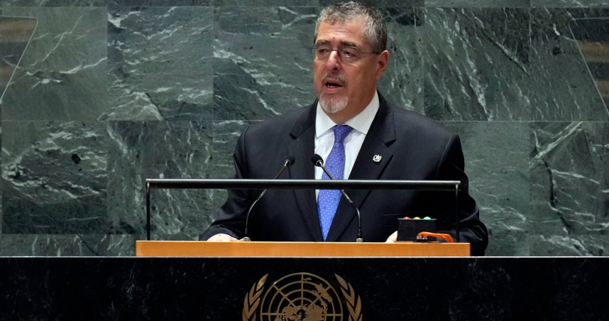 瓜地馬拉總統阿雷瓦洛。（圖／達志／美聯社）