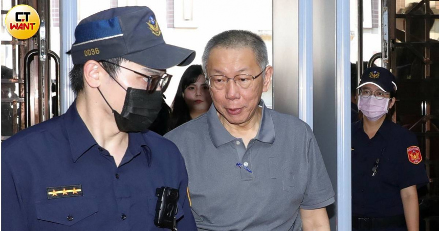 北院宣布柯文哲以7000萬交保。（圖／周志龍攝）