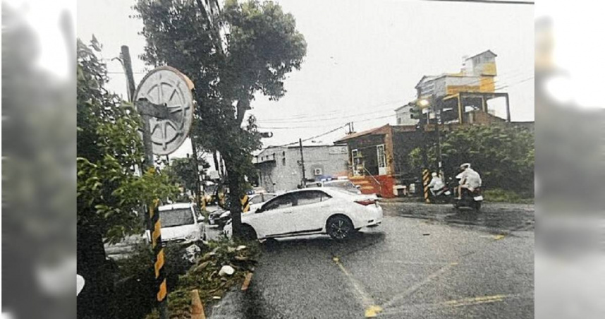 桃園葉姓駕駛毒駕神恍惚遭逮。（圖／翻攝畫面）