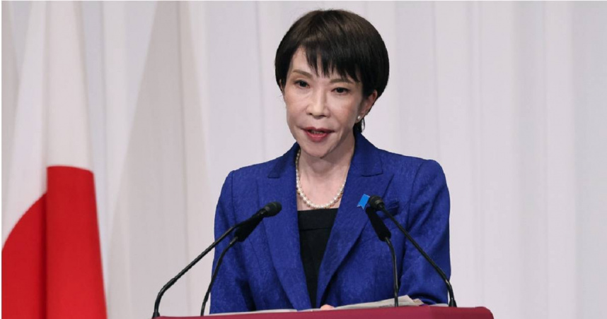 日本首相高市早苗。（圖／達志／美聯社）