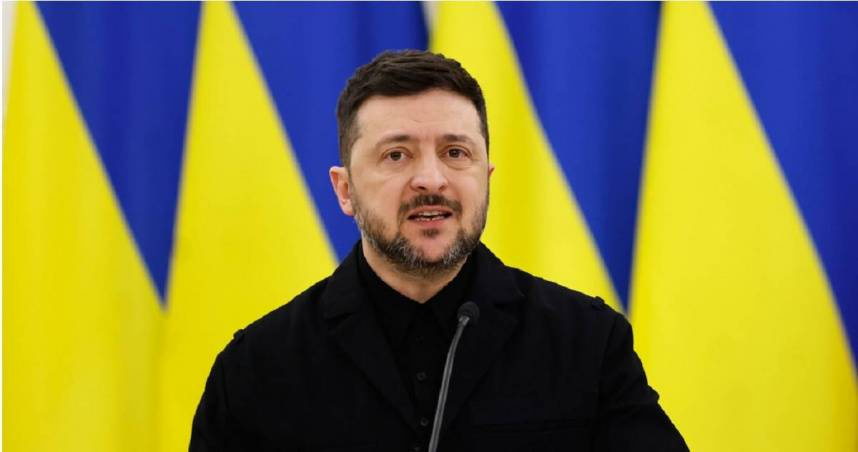 烏克蘭總統澤倫斯基（Volodymyr Zelenskiy）。（圖／達志／美聯社）
