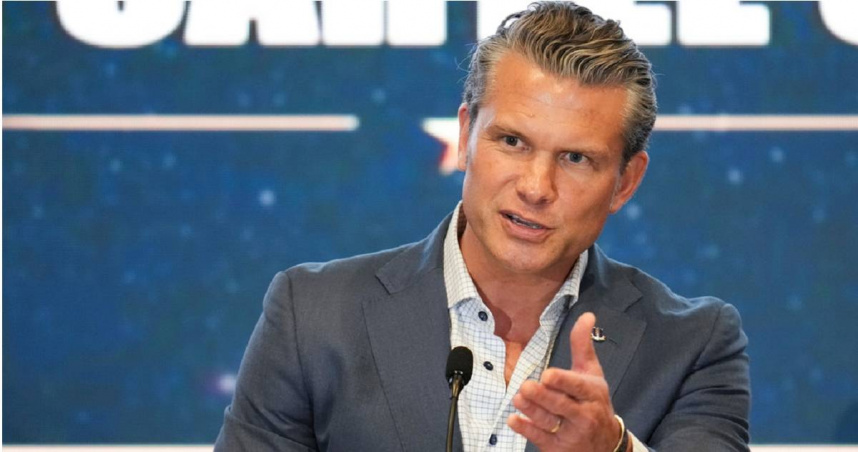 美國國防部長赫格塞斯（Pete Hegseth）。（圖／達志／美聯社）