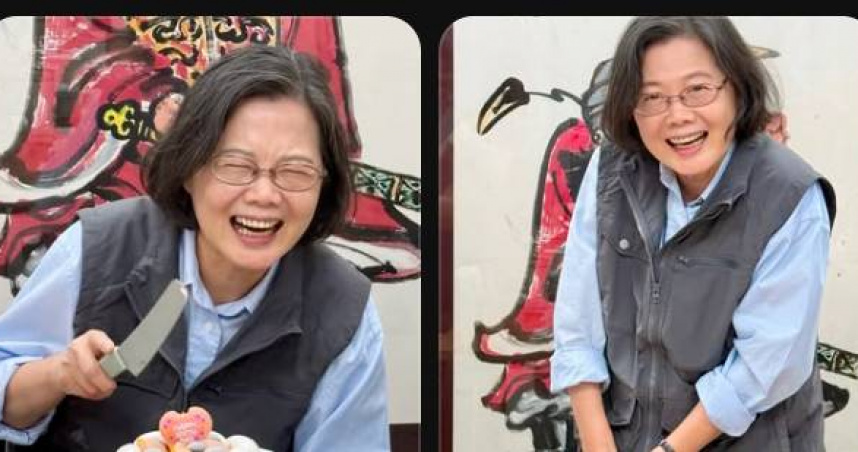 今（31）日是前總統蔡英文的70歲生日。（圖／截自蔡英文Threads）