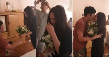 一年前的今天!李榮浩「下跪求婚」影片曝光 楊丞琳爆哭狂抖:我好醜