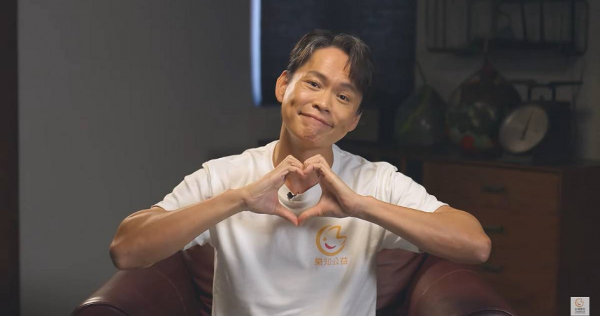 黃鐙輝呼籲用愛暖起街頭。（圖／樂知公益協會）