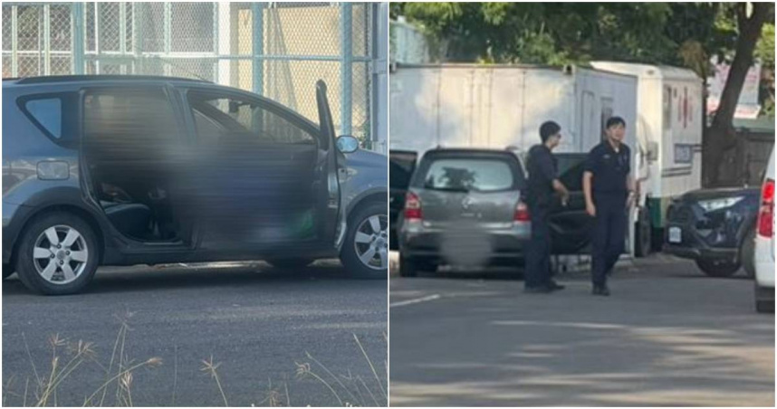 高雄楠梓區煉油廠驚見一對父女陳屍車內。(圖/三立新聞網提供)