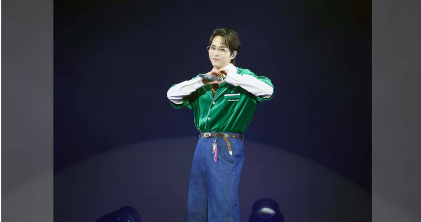 XIUMIN上週六首度在台舉辦個人粉絲演唱會，這也是此次巡迴最終站。（圖／藝尚提供）