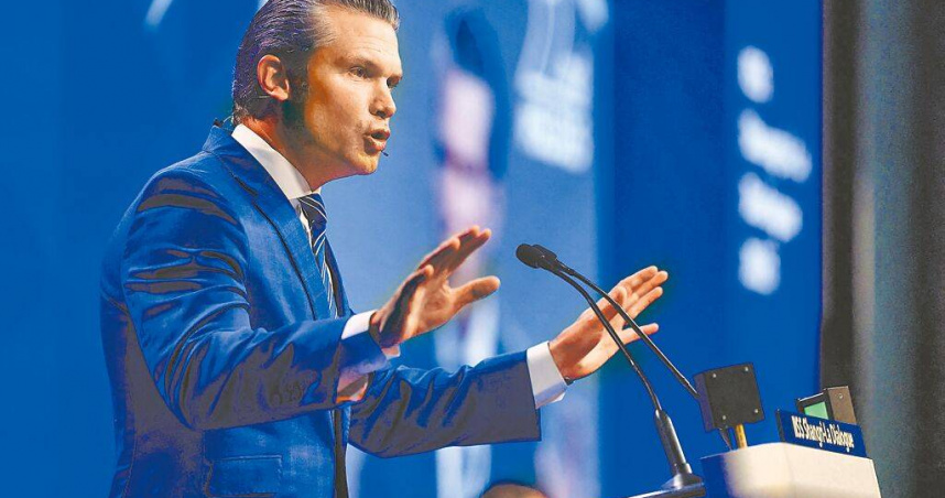 美國國防部長赫格塞斯。（圖／達志／路透社）