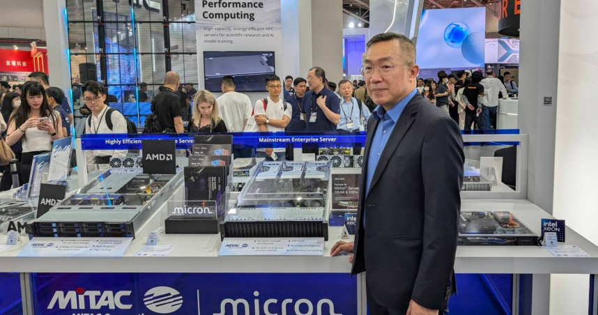 神雲科技在去年品牌整合後，今年首次參加電腦展，總經理黃承德透露下半年成長主軸。（圖／報系資料照）