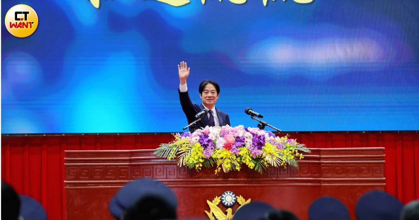 總統賴清德出席「中央警察大學114年聯合畢業典禮」。（圖／周志龍攝）