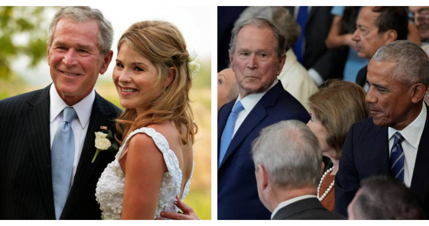 哈格透露，曾致電小布希詢問歐巴馬婚變傳聞，父親回應：不是真的。（圖／達志／美聯社）