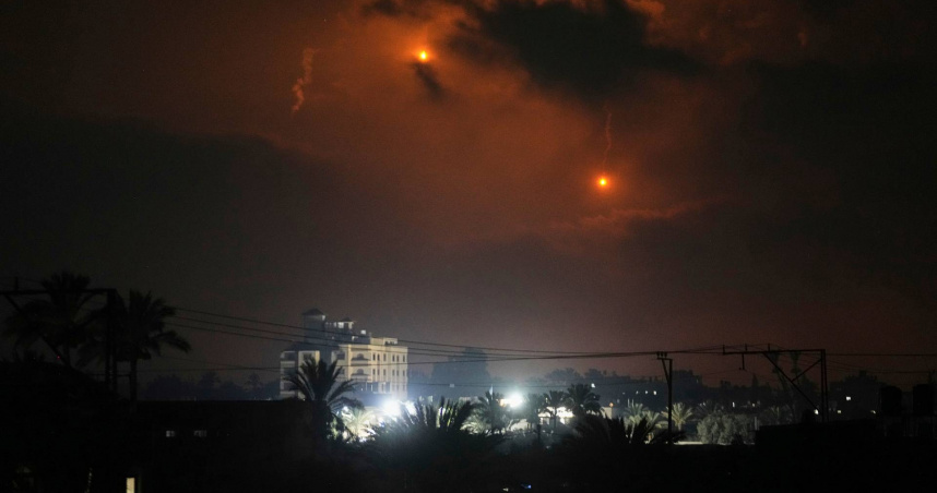 加薩中部代爾巴拉赫（Deir al-Balah）。（圖／達志／美聯社）