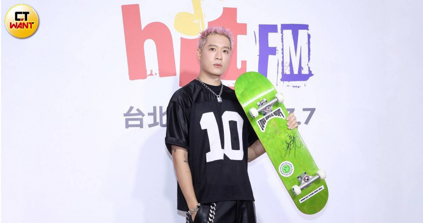 周湯豪出席電台活動擔任hito大台柱。（圖／楊澍攝）