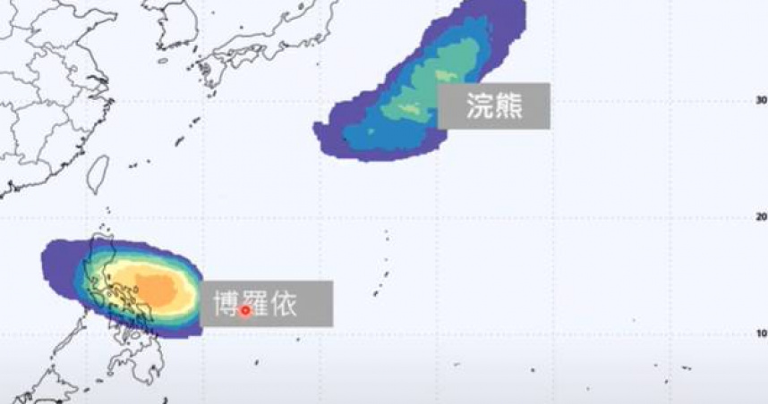 氣象專家賈新興表示,菲律賓東方外海有一個熱帶性低氣壓發展,最快本週四成颱。(圖/翻攝自YouTube/Hsin Hsing Chia)