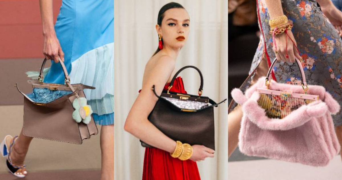 一顆包要做200小時？FENDI 2026春夏Peekaboo亮片、水晶、貂毛全上場