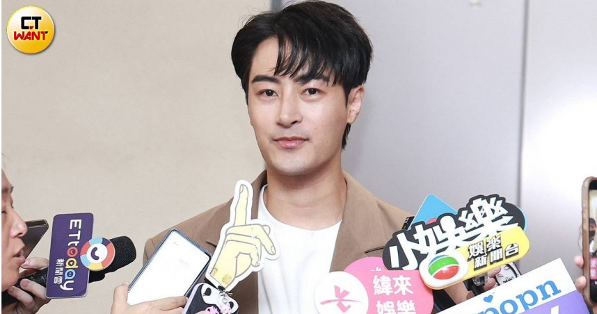 朱宇謀現身好友田舞陽婚宴，透露自己一度沒有性慾。（圖／蘇聖倫攝）