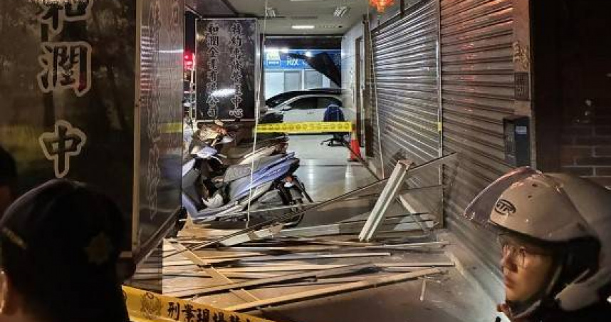 樹林開發公司遭丟爆裂物！　21歲嫌犯竟搭計程車直奔派出所投案