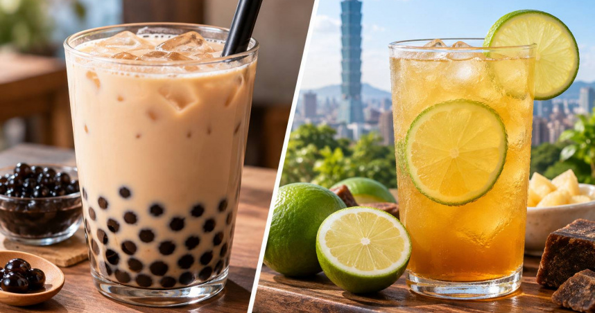 台灣手搖飲選擇多元，網友分享實際招待經驗，發現部分外國朋友對需要咀嚼的珍珠接受度不高。（示意圖／AI生成）