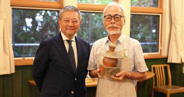 79歲宮崎駿露面領川喜多獎 動畫大師消瘦身影曝光