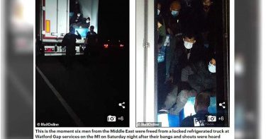 慘劇差點重演!貨車後櫃驚傳「呼救聲」 撬開見6名偷渡客受困