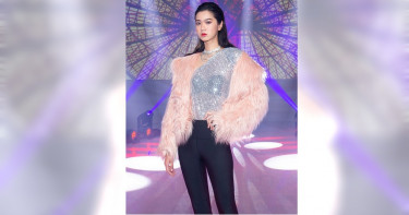 王郁婷獲國際超模大賽肯定 熱情粉絲化身「聖誕老人」送禮