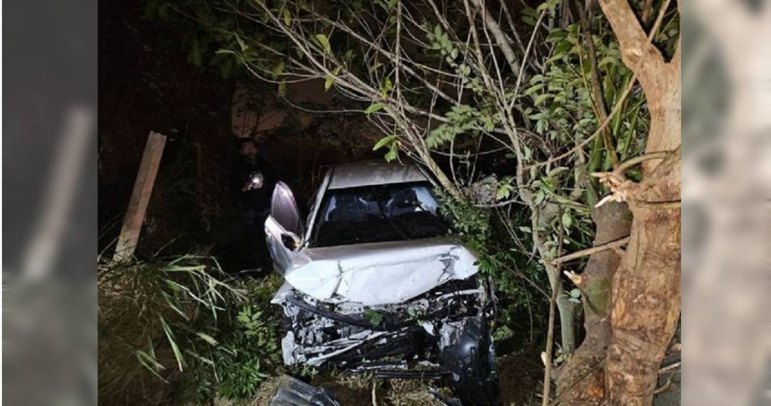 苗栗醉駕撞上對向車釀3傷。（圖／翻攝畫面）