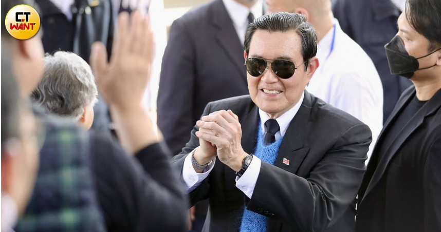 馬英九去年邀請中國師生團訪台，卻爆出爭議。（圖／方萬民攝）