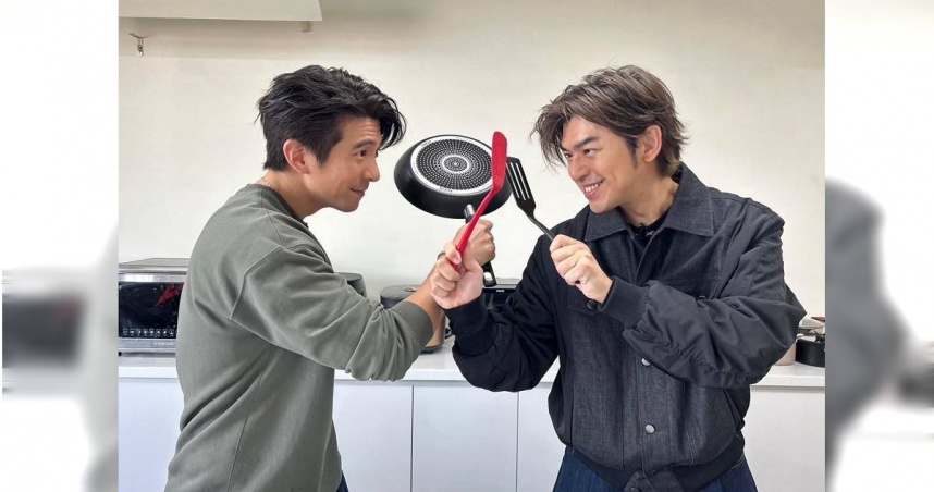 修杰楷推出網路節目《修TIME》，好友陳柏霖來PK廚藝。（圖／修TIME提供）