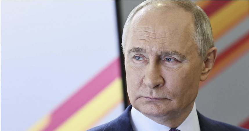 俄羅斯總統普丁（Vladimir Putin）。（圖／達志／美聯社）