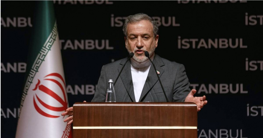 伊朗外交部長阿拉格齊（Abbas Araghchi）22日出訪土耳其伊斯坦堡。（圖／達志／美聯社）