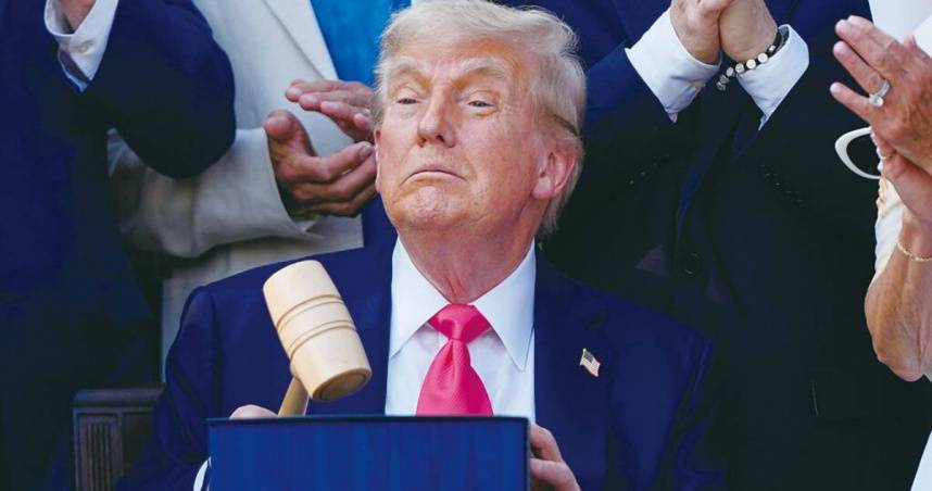 美國總統川普。（圖／達志／美聯社）