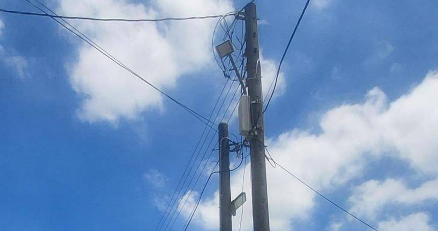 高雄市橋頭區今天上午無預警停電。（圖／台電提供）