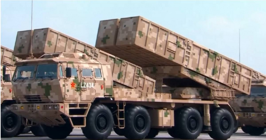 PHL-16箱式遠程火箭炮系統。（圖／翻攝自維基百科）