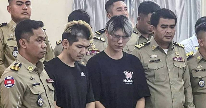 晚安小雞結束服刑後返台，預計晚間抵達桃園機場。（圖／翻攝自柬中時報）