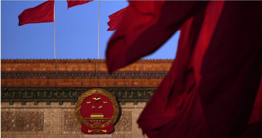 中國經濟在2026年第1季同比增長5%。（圖／達志／美聯社）