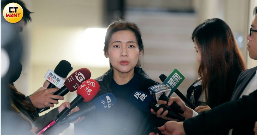 國民黨立委徐巧芯表示，國民黨會嚴格把關軍購預算，但不會拖延後續審議程序。（ 圖／周志龍攝）