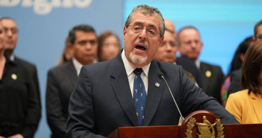 瓜地馬拉總統阿雷瓦洛（Bernardo Arévalo）。（圖／達志／美聯社）